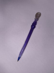 Lapicera de Resina Epoxi Violeta Místico | Bolígrafo Artesanal
