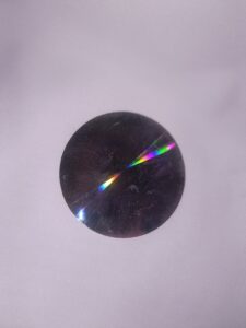 Posavasos / Posatazas Artesanal de Resina con Efecto Prisma Holográfico